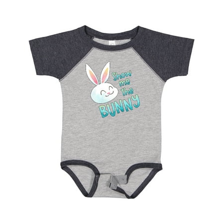 

Inktastic Show Me the Bunny Cute Easter Bunny Gift Baby Boy or Baby Girl Bodysuit