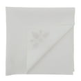 thumbnail image 2 of Saro Lifestyle Table Napkins With Snowflake Design (Set of 4) - 20"x20" Ivory, 2 of 5