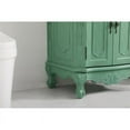 thumbnail image 5 of Elegant Decor Danville 24" Solid Wood Single Bathroom Vanity in Vintage Mint, 5 of 8