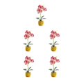 thumbnail image 1 of Inteprter Durabilidad de larga duración Flores artificiales para la decoración de la boda Bajo mantenimiento ABS Bonsai Maceta artificial Type2 NO2, 1 of 6