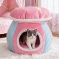 thumbnail image 4 of Lit pour Animaux de Compagnie Intérieur avec Coussin Amovible pour un Repos Chaud et Confortable, 4 of 6