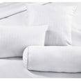 thumbnail image 3 of Chezmoi Collection 7-Piece Hotel Dobby Stripe Comforter Set, California King, White, 3 of 3