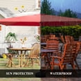 thumbnail image 4 of Domi Outdoor 11.32'×8.69' Outdoor Patio Market Umbrella with Aluminum Pole, UV-Resistant Canopy, Wind Vent, Tilt & Crank System—Ideal for Patio, Garden, Deck, Pool, Outdoor Dining, 4 of 7