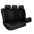 thumbnail image 6 of FH Group Edgy Piping Padded Car Seat Covers Fit For Car Truck SUV Van - Full Set, 6 of 6