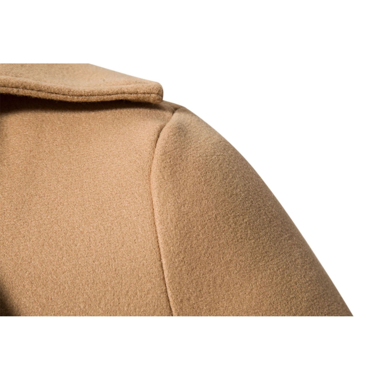 Men's Casual Anorak Jacket with Zipper Fly and Warm Solid Design