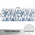 thumbnail image 5 of Kitchen Rugs Sets Of 2,Blue Floral Leaf Pattern Anti Fatigue Kitchen Mat Rugs Non Slip Washable,Decorative Kitchen Floor Mats for Kitchen,Sink,Laundry,17"X47", 5 of 5