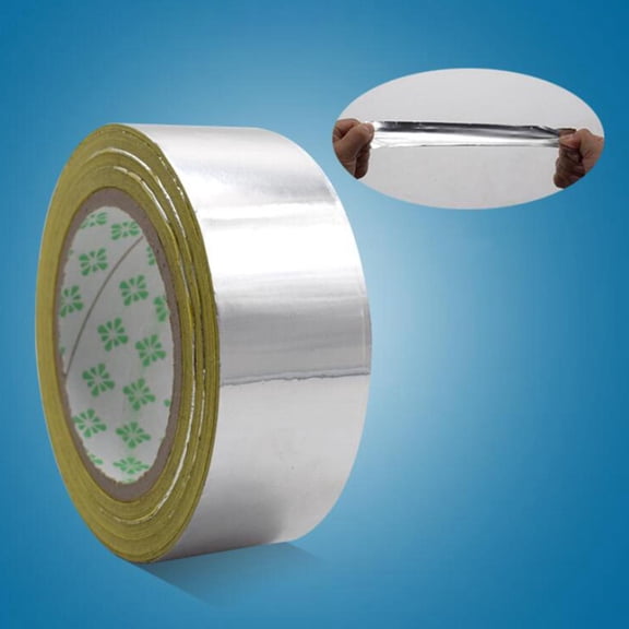 Water Aluminium Foil Tape, Repairs Ducts Tape, Sauna Barrier, Aluminum Foil Barrier, Pipe Insulation Tape for Attics, Garages