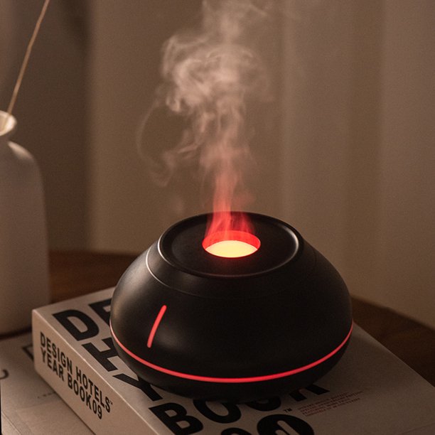 Humidificador de aire sin llama con apagado automático sin agua, difusores de aceite esencial para el dormitorio del hogar Hugtrwg Para estrenar