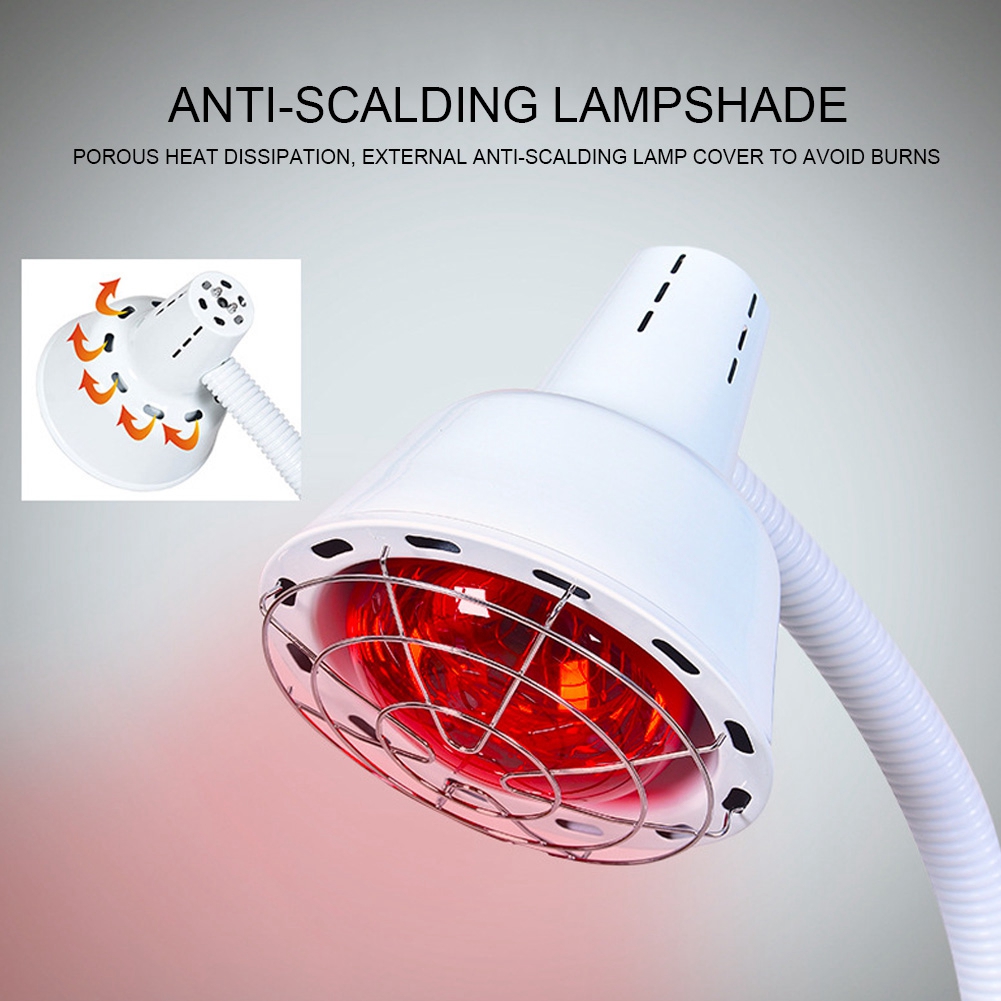 GLOGLOW Cold Relief, Double Adjustable Infrared Light Heating Therapy Floor Stand Beauty Treatment