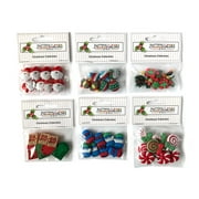 Buttons Galore 50  Assorted Buttons for Sewing & Crafts - Christmas - Set of 6 Button Packs