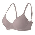 thumbnail image 4 of VFRGHD Wireless Bras For Women Thin Solid Color Comfortable Breathable Push Up Bra With Underwire Comfy Bralette Tshirt Everyday Bras Stylish Tshirt Bras, 4 of 4