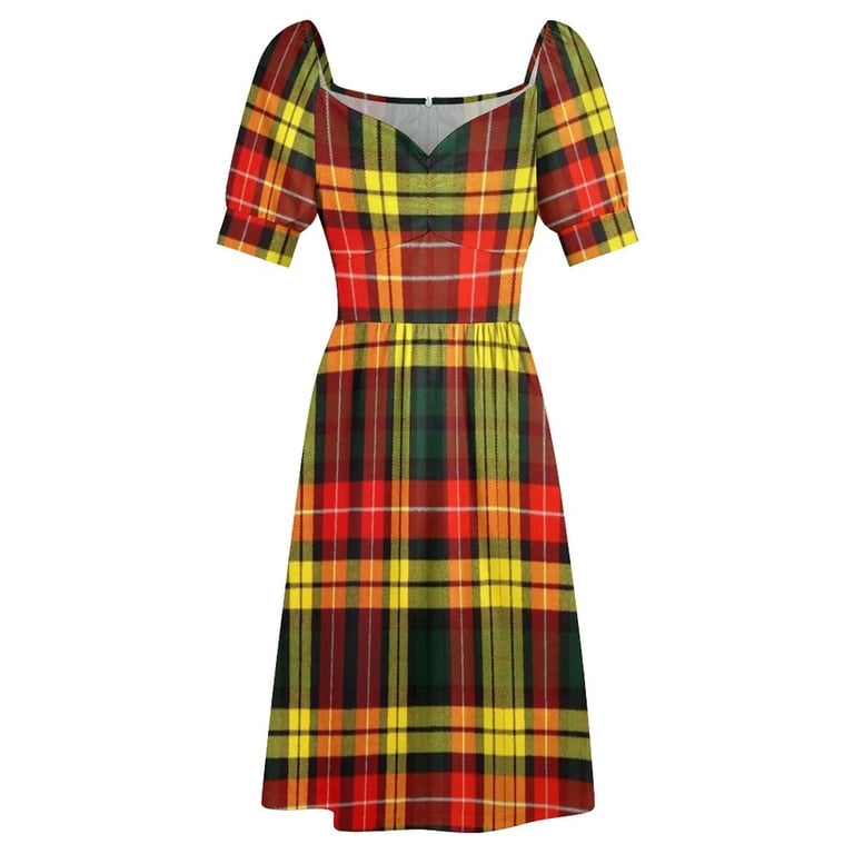 chinese dress ladies Margot Tartan Dress by Hearts & Roses London X-Small