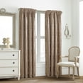 thumbnail image 2 of Zorlu USA, Inc. Glenview Rod Pocket with Pencil Pleat Window Panel Cream 108" 108 Inches, 2 of 5