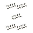 thumbnail image 2 of Eigraketly Paquete de 12 tornillos de montaje M5 de aleación de acero, tornillos de freno de disco, piezas de repuesto para mantenimiento de tipo 3 5Conjunto, 2 of 6