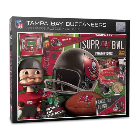Youthefan Nfl Tampa Bay Buccaneers Série Rétro Casse-Tête - 500 Pcs