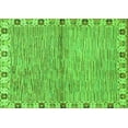 thumbnail image 1 of Ahgly Company Indoor Rectangle Abstract Green Modern Area Rugs, 2' x 5', 1 of 4