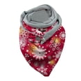 thumbnail image 1 of Bufanda De Navidad Cosy Warm Bufanda De Navidad Copos De Nieve Impreso Bufanda Botón Bufanda Otoño Invierno Bufanda Navidad Año Nuevo Regalo Kearding AP007677-03, 1 of 6