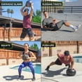 thumbnail image 3 of ProsourceFit Classic Slam Medicine Balls w/ Smooth Grip for Weighted Workouts,50 lb, 3 of 6
