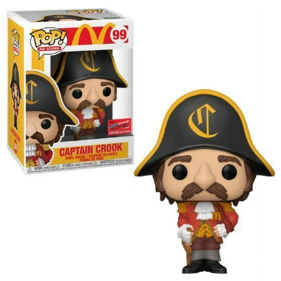 Funko POP! Ad Icons McDonald's Captain Crook #99 NYCC 2020 Limited Edition Sticker Exclusive