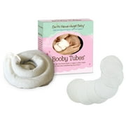 Angle View: Earth Mama Angel Baby Booby Tubes with Organic Breast Pads