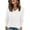 White, variant on Ronuti Sweaters for Women V Neck Long Sleeve Casual Fall Tops Crochet Knit Lightweight Pullover Fashion Clothes 2026