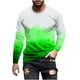 thumbnail image 1 of Blusas y camisas de manga larga con cuello redondo para hombre, blusa informal de moda con estampado de cuello redondo y manga larga, blusa estampada para hombre, blusa de poliéster, 1 of 4