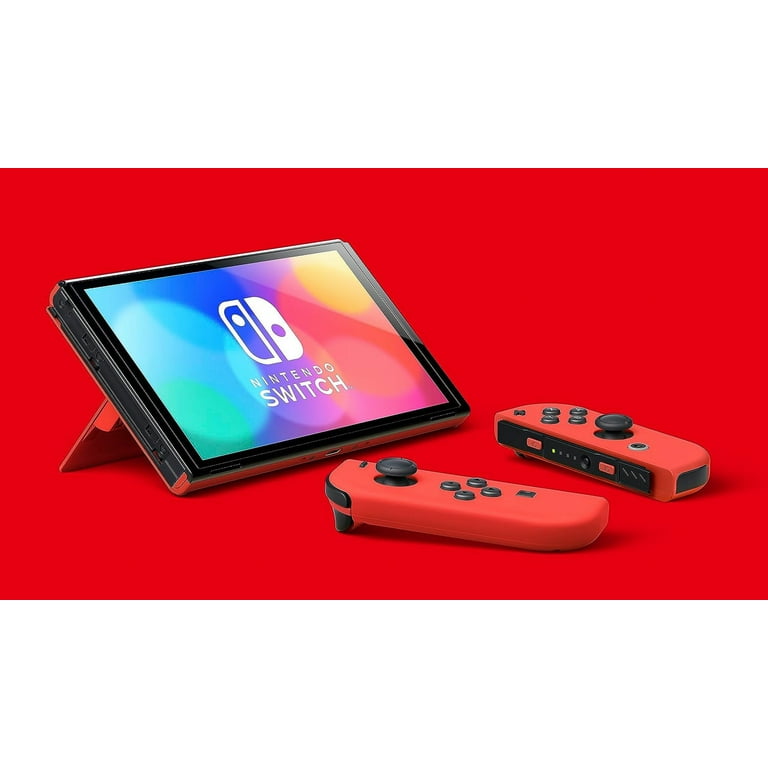 Nintendo Switch OLED, Mario Red - Includes Mario Kart 8