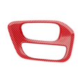 thumbnail image 2 of Etiqueta engomada del Panel de cambio de marchas del coche, pegatina Interior decorativa fácil de instalar, reemplaza directamente los accesorios del Patrón de carbono rojo, 2 of 9
