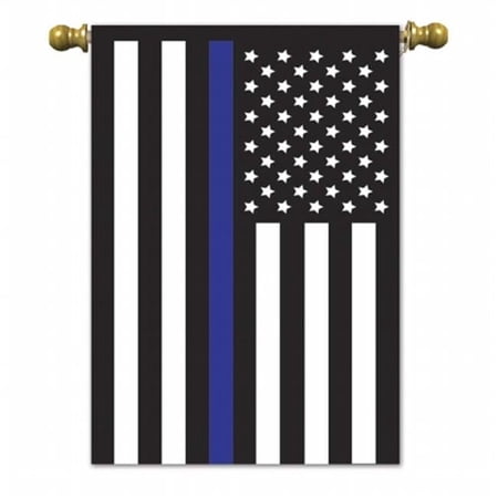 Garden-Thin Blue LIne II Outdoor Flag