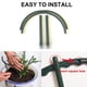 thumbnail image 2 of Paquete de 10 Estacas para Plantas de Soporte para Plantas, Anillo de Soporte para Plantas Semicircular de PláStico, Soporte para Jaula de Plantas, Maceta Trepadora A, 2 of 5