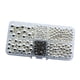 thumbnail image 3 of 600 piezas de cuentas redondas multiusos para manualidades, ideales para centros de mesa y jarrones. Plata, 3 of 9