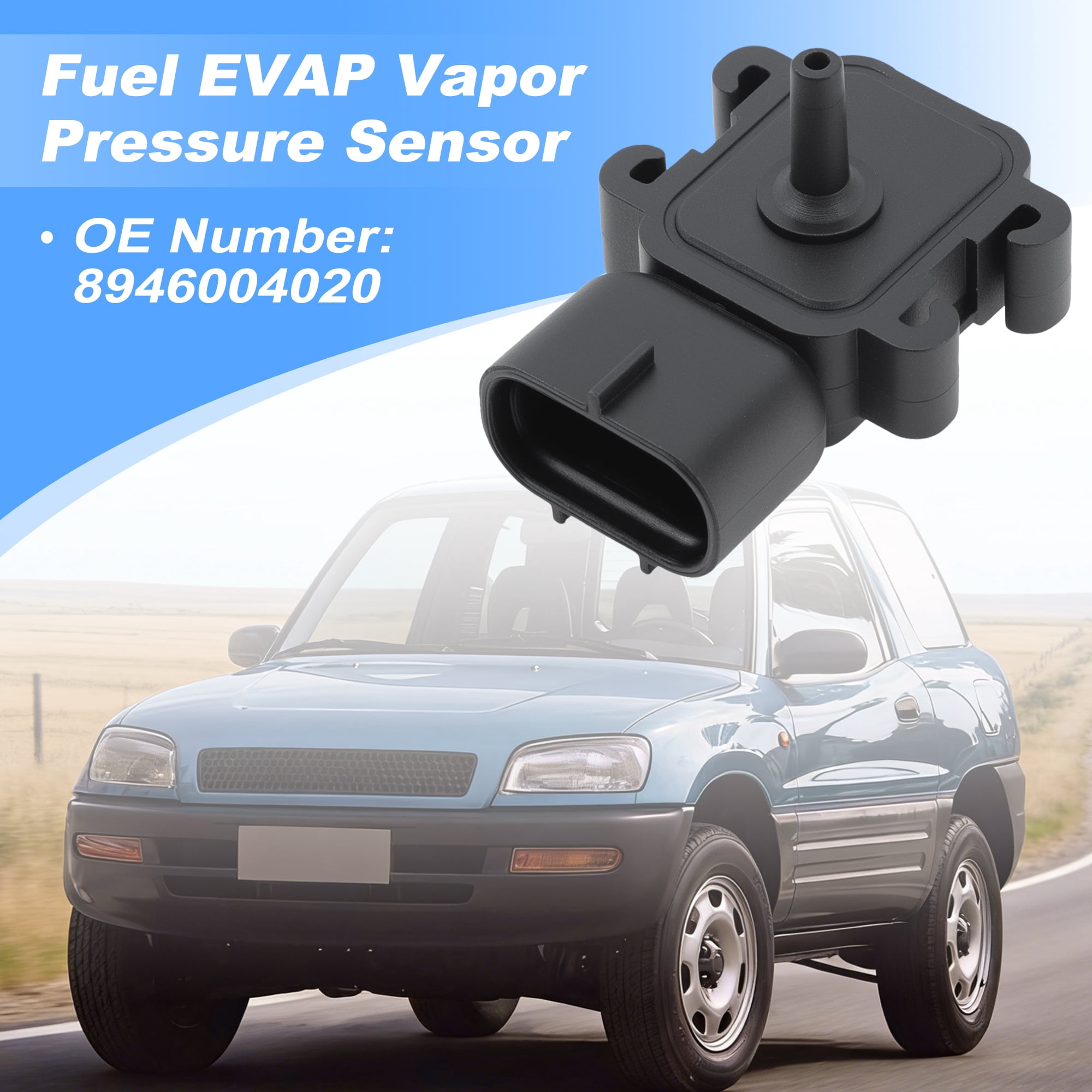 Unique Bargains Fuel EVAP Vapor Pressure Sensor for Toyota Rav4 1996-1998 Tacoma