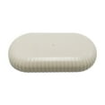 thumbnail image 5 of Mainstays Rubberized Plastic Ribbed Accessory Tray, Beige, 5 of 7