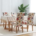thumbnail image 2 of Touchbetter Printed Stretchable Parson Chair Covers for Dining Room Set of 6,Pattern Stretch Dining Chair Slipcover Washable Removable for Kitchen,Hotel,Restaurant,Ceremony(6PCS,Flower), 2 of 7