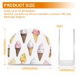 thumbnail image 4 of Yayeee Napkin Holder for Table Kitchen Paper Tissue Organization, Ice Cream Pattern, 4 of 8