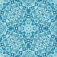 thumbnail image 1 of Ahgly Company Machine Washable Indoor Square Transitional Blue Area Rugs, 7' Square, 1 of 7