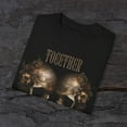 thumbnail image 3 of TOGETHER FOREVER Romantic Skulls Unisex Garment-Dyed T-shirt, 3 of 10