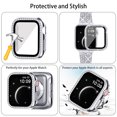 thumbnail image 5 of WFEAGL Apple Watch Band + Case Women Dressy Bling Diamond Metal Wristband 42mm Silver, 5 of 9
