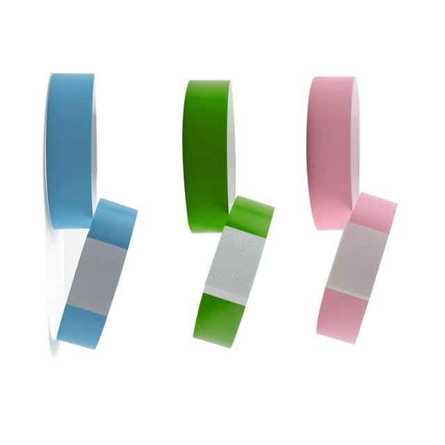 Pulseras de Papel ANGGREK para Eventos Desechables 300 Piezas