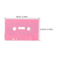 thumbnail image 2 of WRITWAA 4-Pack Assorted Color Blank Audio Cassette Tapes Vintage Style Wall Decor for Retro Home and Office Decoration, 2 of 8