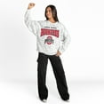thumbnail image 3 of Women's Gameday Couture  Ash Ohio State Buckeyes Rally Ready Premium Fleece Camo Sweatshirt, 3 of 5