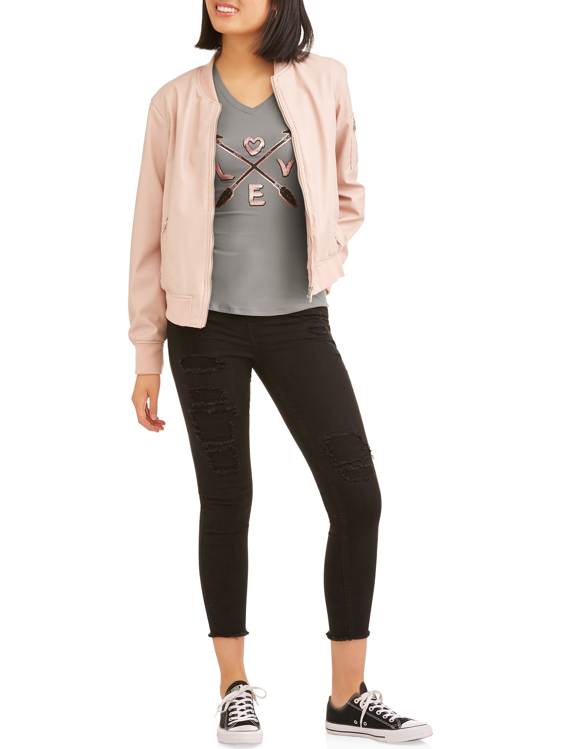 No Boundaries No Boundries Brushed Ls Tee
