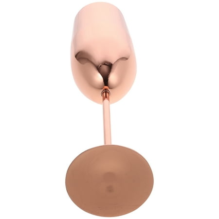 

Raindrops Rose Gold Stainless Steel Cocktail Flutes for Storage Use Elegant and Reusable Wine Goblets