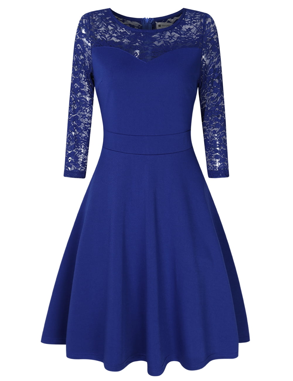 women blue cocktail dresses