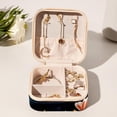 thumbnail image 6 of Platypus Travel Portable Square Jewelry Box Earring Organizer Necklace Holder Bracelet Holder Display Case Decorative Box Jewelry, 6 of 6