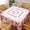 Pink, variant on 55x55 Mahjong Tablecloth Chinoiserie Floral Table Cloth with Rule