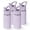 Purple 4 pcs, variant on Fijinhom 12oz Kids Water Bottle with Straw, Stainless Steel, BPA-Free, Leak-Proof, Vacuum Insulated for School or Travel,Green