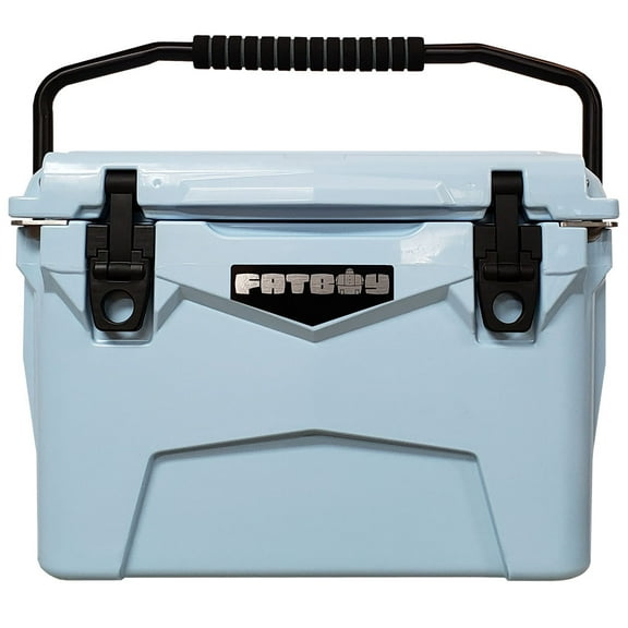 Fatboy 20 Quart Roto Molded Hard Sided Cooler Light Blue