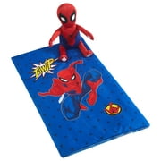 Marvel Spiderman Huggable Slumber Bag Set, 26" x 46", Polyester