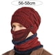 thumbnail image 2 of Conjunto cálido de tres piezas, conjunto de tres piezas de sombrero, bufanda, cubierta para la cara, gorro grueso a prueba de viento, bufanda, máscara, conjunto de tres piezas, 2 of 5